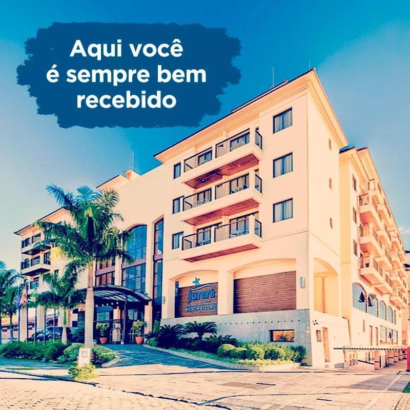 Apto Pes Na Areia Em Hotel Jurere Beach Jurere Internacional Florianopolis Exterior photo